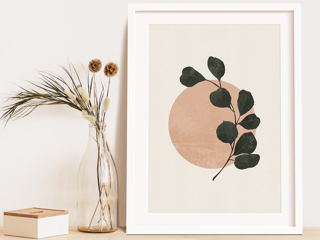 Botanical Printable Wall Art Digital Print Boho Wall Art Contemporary ...
