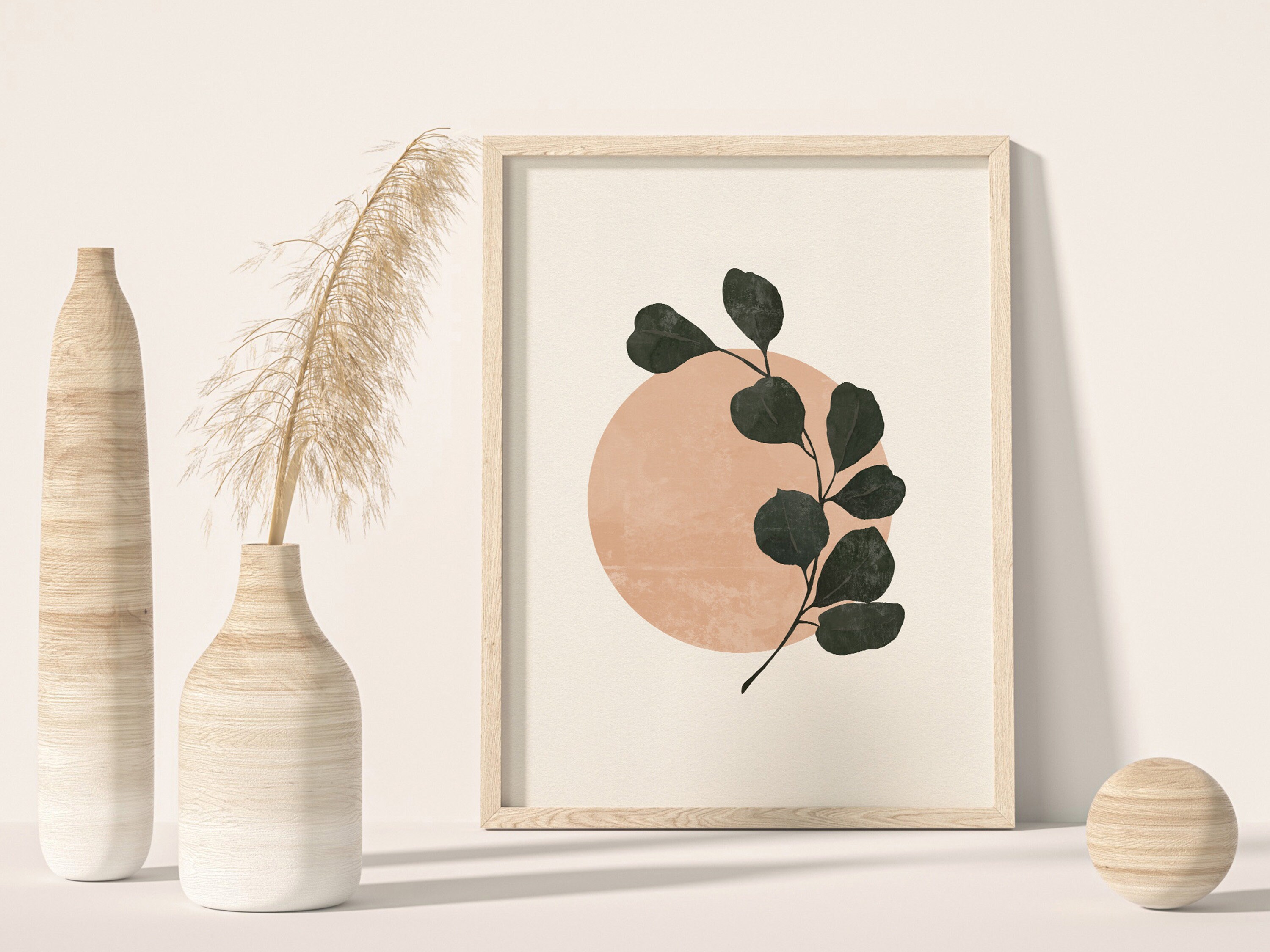 Botanical Printable Wall Art Digital Print Boho Wall Art Contemporary ...