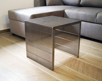 Small Coffee Table Stainless Steel