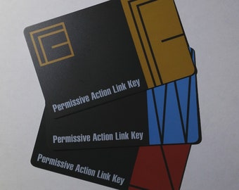 Metal Gear Solid : Permissive Action Link Key Card PAL Set - Etsy
