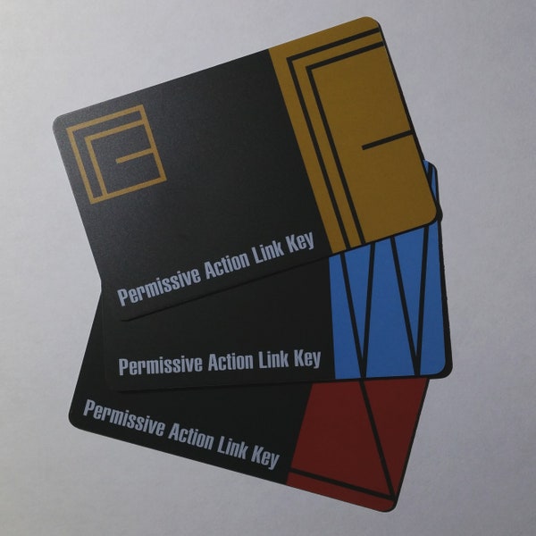 Metal Gear Solid: Permissive Action Link Key Card PAL Set