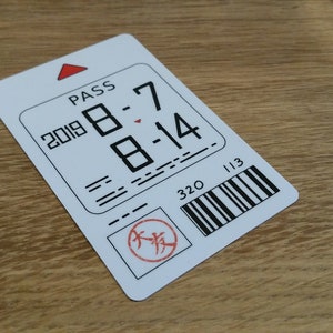 Akira Anime Lab Security Pass-toegangskaart.