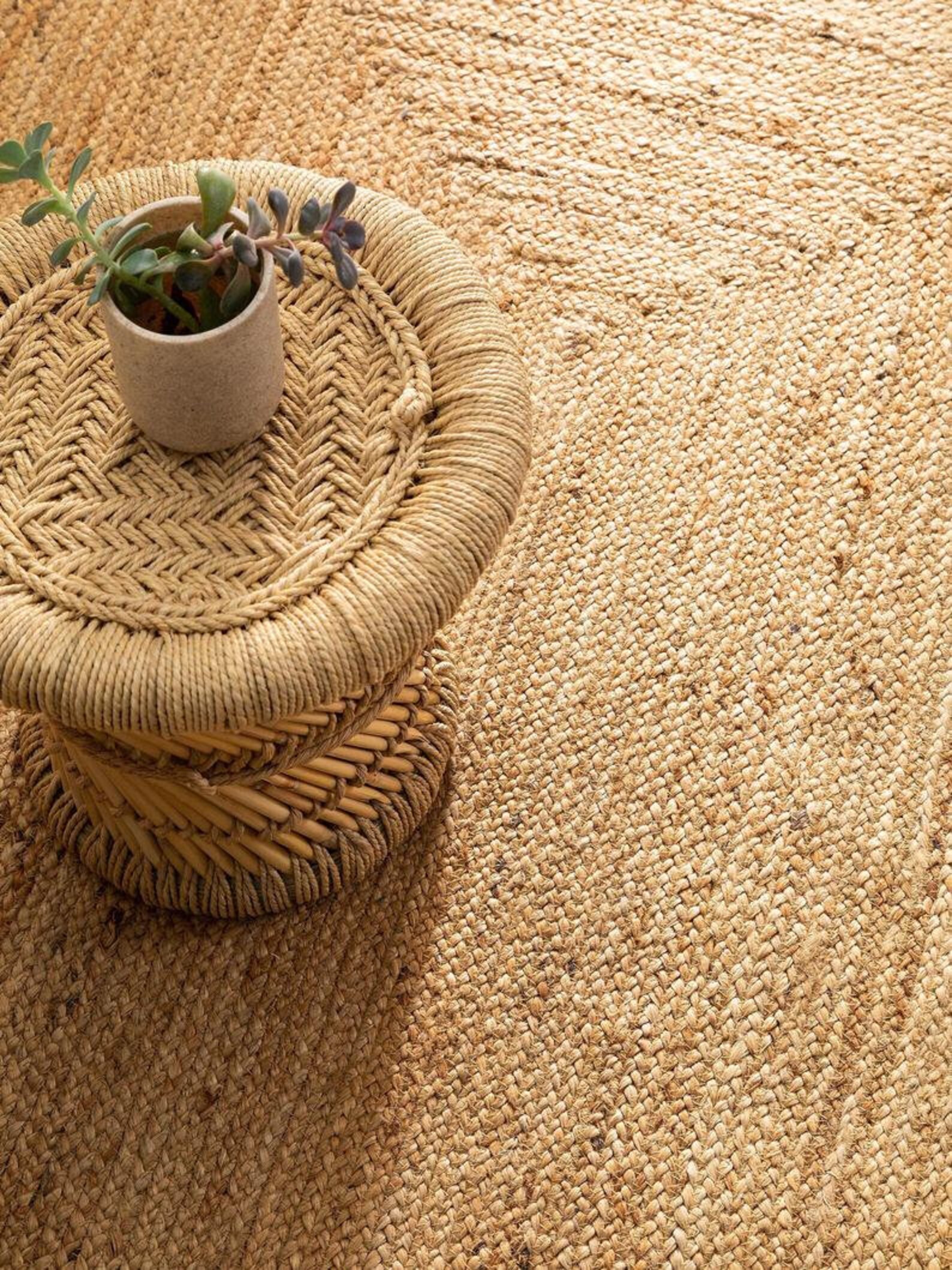 8x10 10x14 ft. Natural Jute Handwoven Rug Large Area Rug Etsy