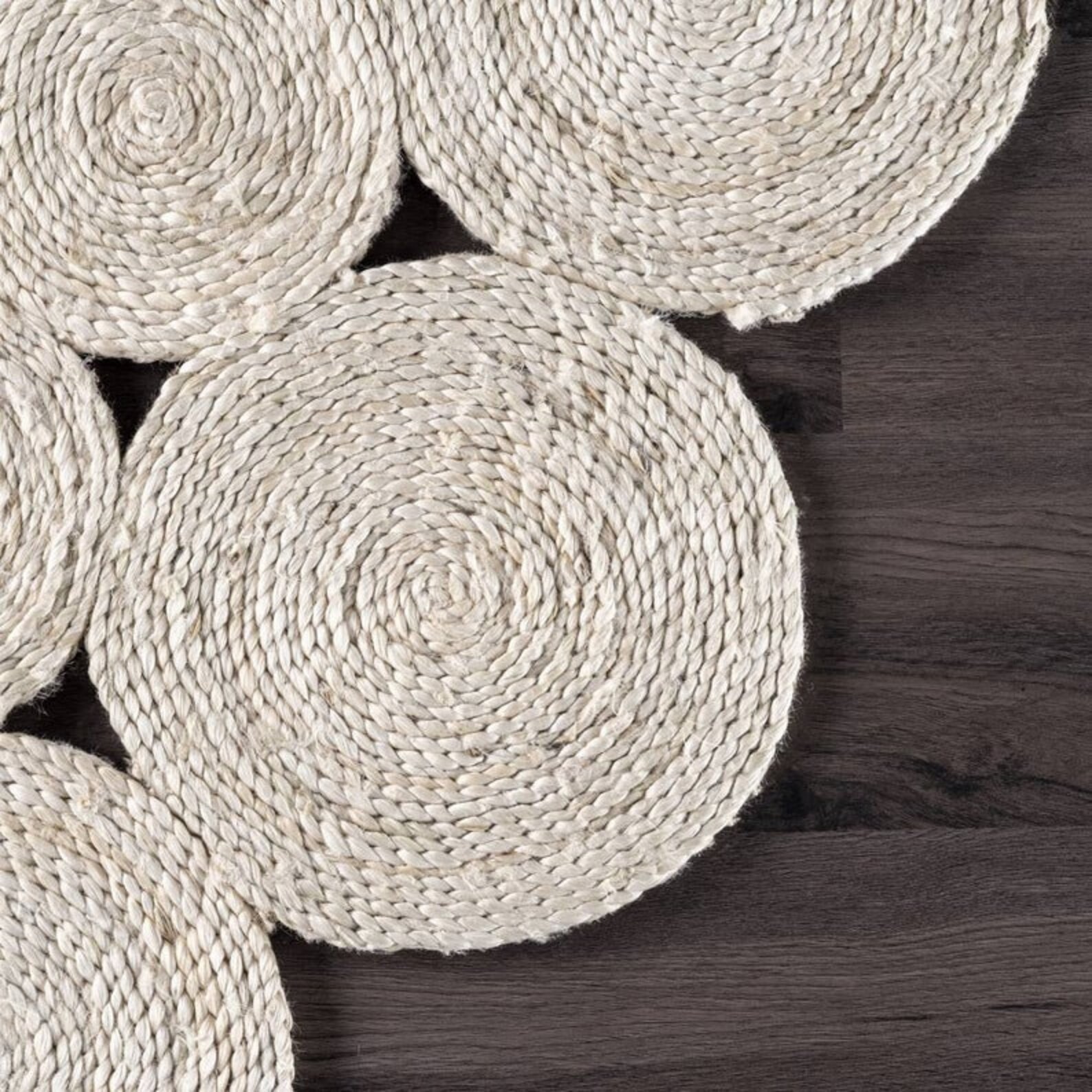 8x8 10x10 12x12 Ft.Round Jute Rope Rug Rustic Decor Turkish Etsy