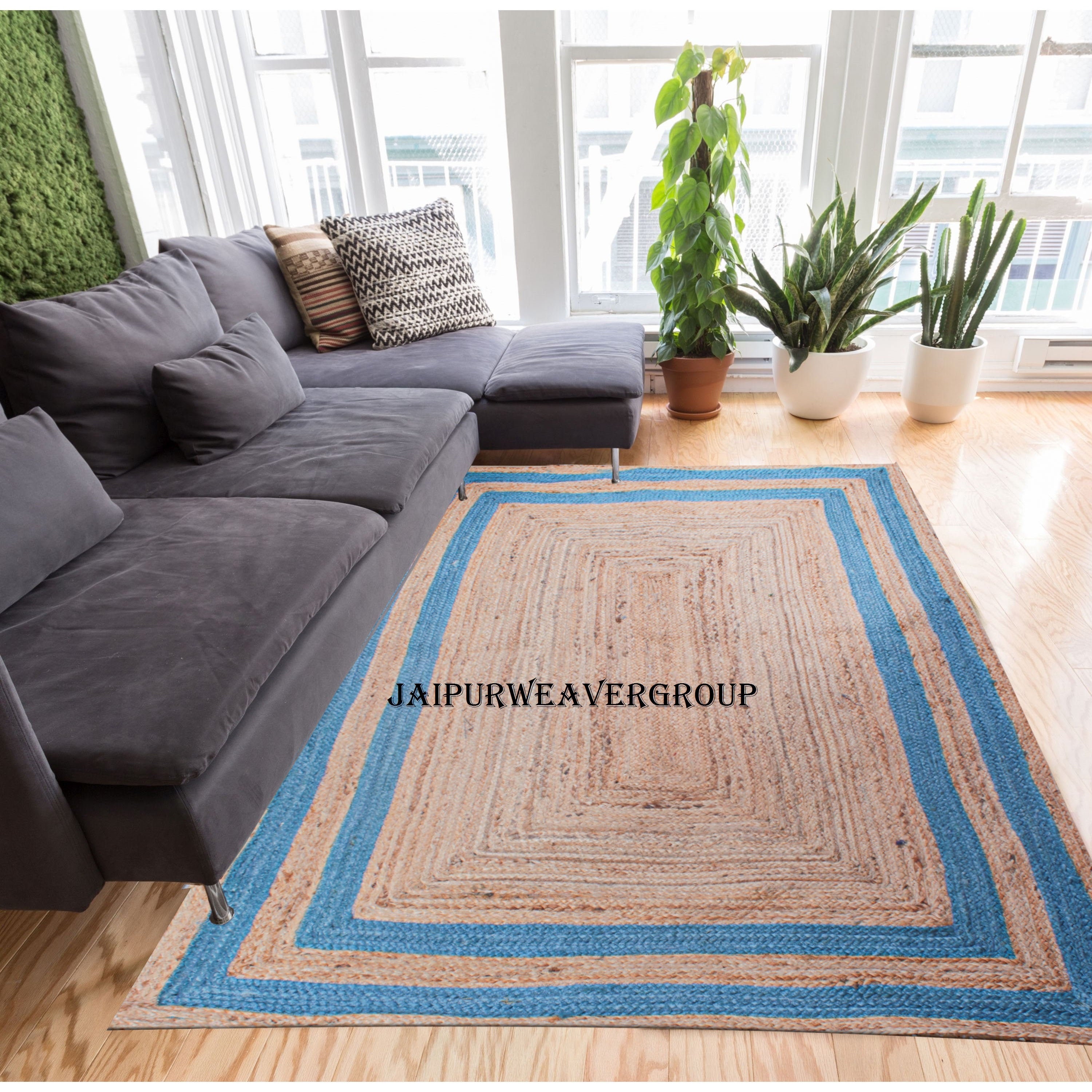 8x10 10x14 ft. Handwoven Area Rug Large Rug Natural Rug Etsy