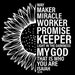 Half Sunflower Svg, Waymaker Svg Png, Miracle Worker Promise Keeper ...