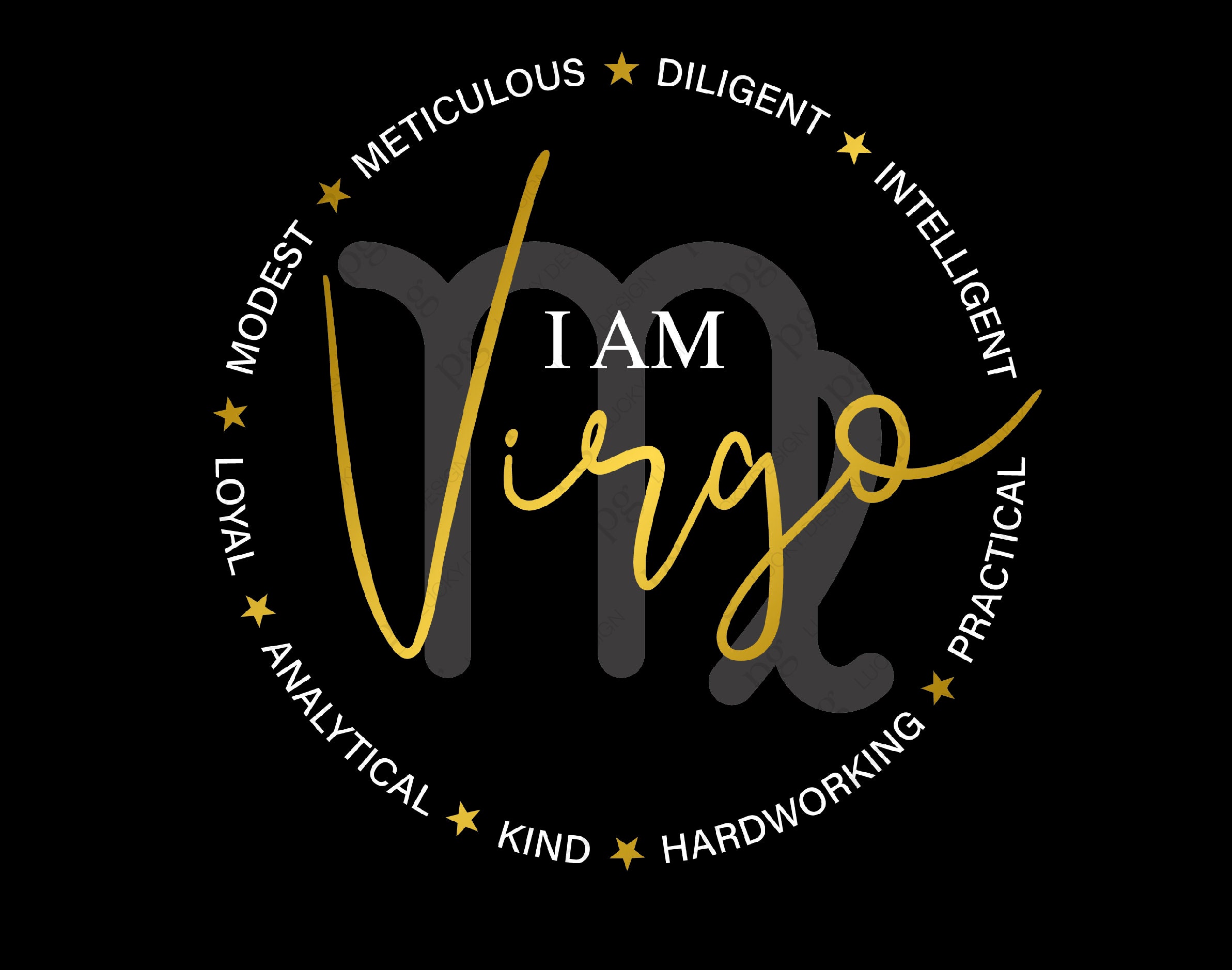 I Am Virgo Zodiac Birthday Svg Astrology Zodiac Sign - Etsy