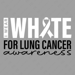 Pacote de 3 cores, em novembro eu uso branco Svg Png, Lung Cancer Awareness Svg, Cancer Svg, Download Digital Sublimação PNG e SVG Cricut