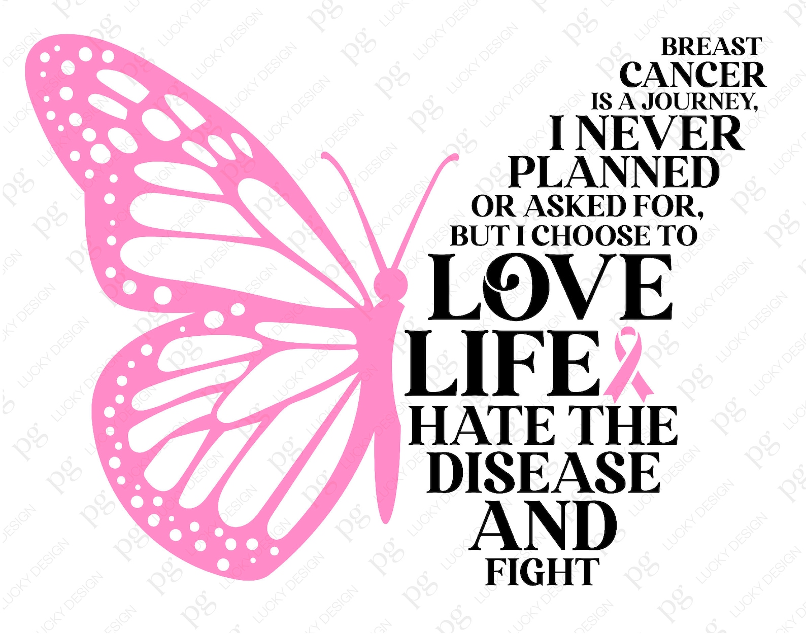 Breast Cancer is A Journey Svg Png, Breast Cancer Awareness Svg, Cancer ...