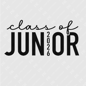  Foto zu Junior 2026 Svg Png, Class of 2026 Svg, Junior Svg, 11th Grade High 