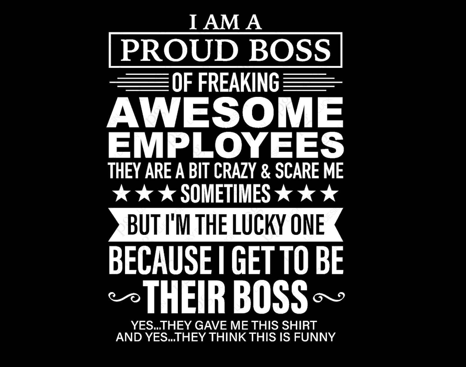 I'm A Proud Boss of Freaking Awesome Employees Svg, Funny Boss's Day ...