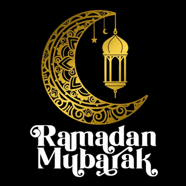 Ramadan Mubarak Svg Png, Ramadan Svg, Ramadan Eid Islamic Svg, Ramadan Decoration Gift Digital Download Sublimation PNG & Cricut File SVG