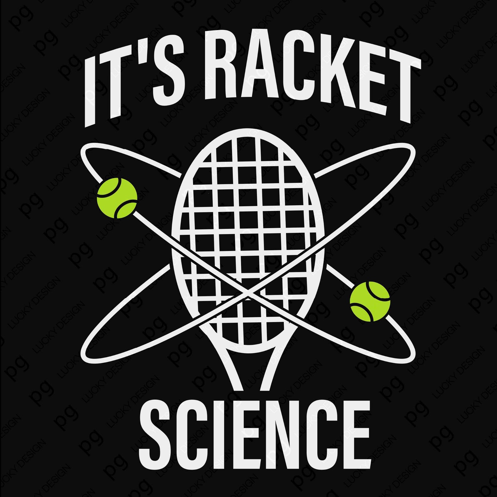 Witty Rackets It's Racket Science Svg Png, Tennis Svg, Tennis Ball Heart Svg, Funny ...