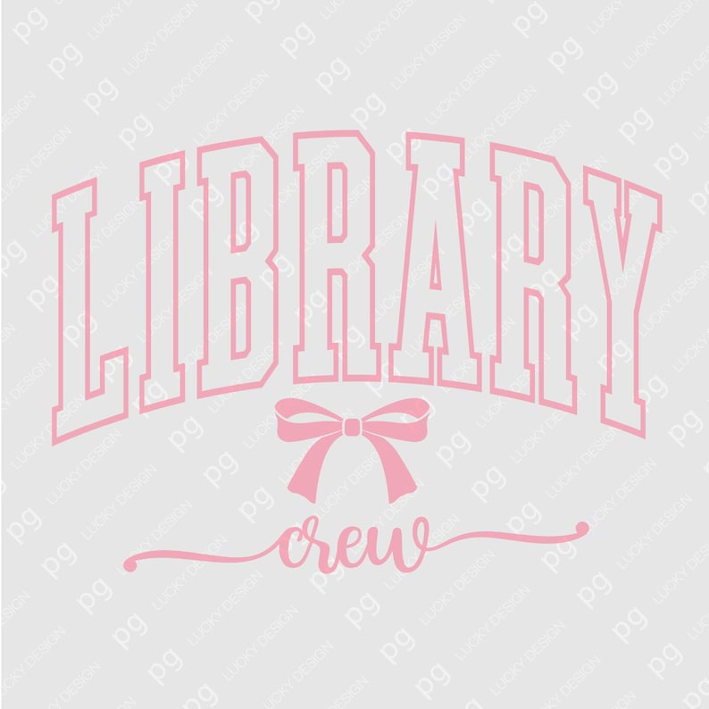 Library Crew Svg Png : Librarian Team Shirt, Book Lover Gift Design ...