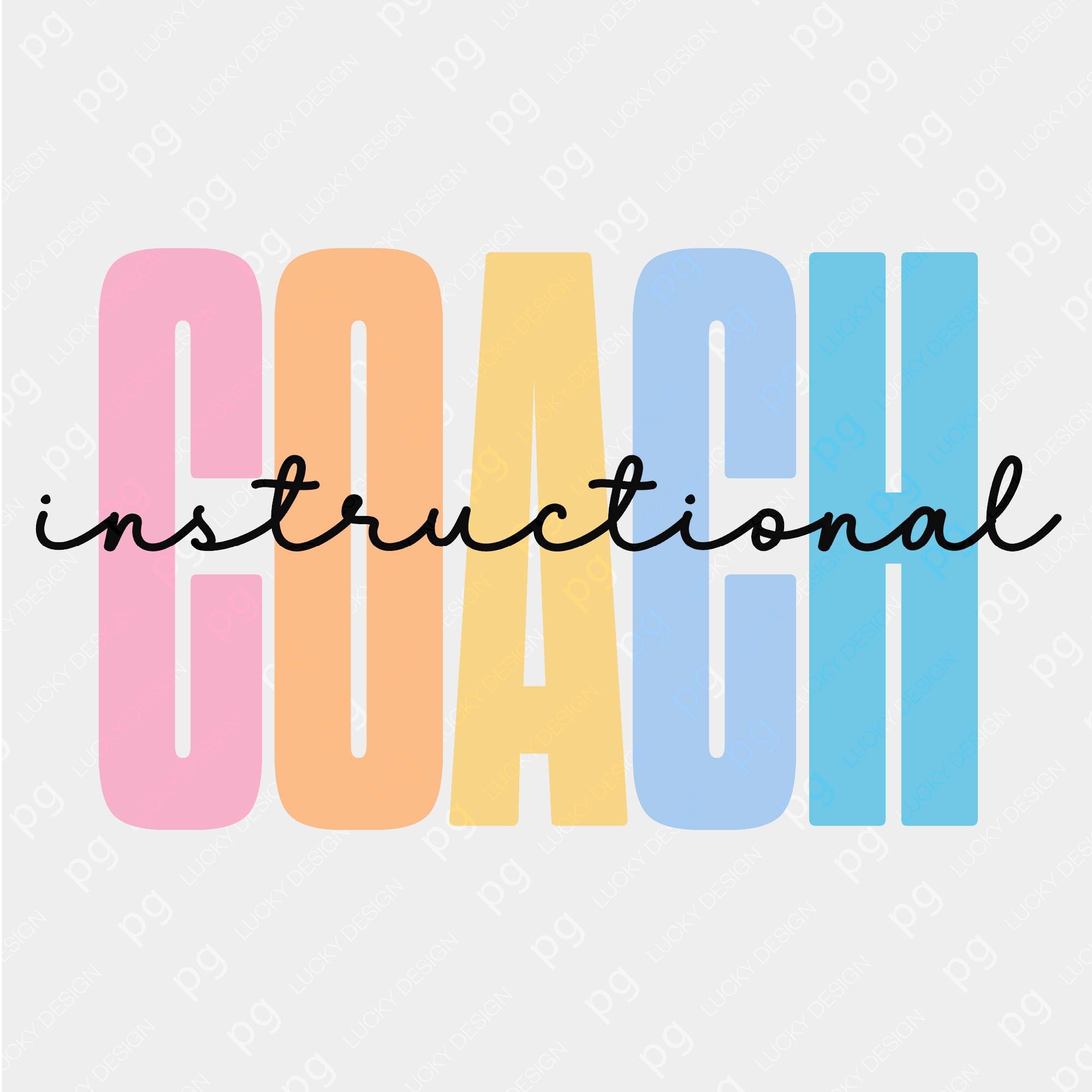 Instructional Coach Svg Png, Funny School Academic Specialist Teacher ...