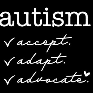 Autisme Accept Adapt Advocate Svg Png, Acceptation de l'autisme, Autisme Mom Sped Teacher Gift Digital Download Sublimation PNG & SVG File For Cricut