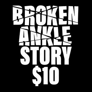 Gebrochene Ankle Story SVG, Png, Wiederherstellungsmodus, gebrochene Dateien, Verletzungen, lustige Get Well Geschenk, digitaler Download Sublimation PNG & SVG Cricut