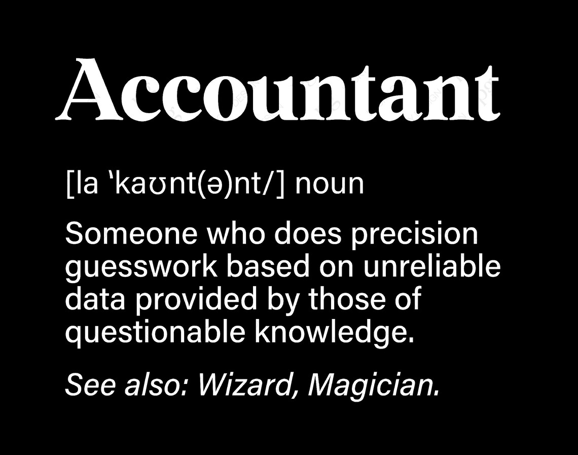 Accountant Definition Svg Png, Accountant Svg, Tax Season Svg ...