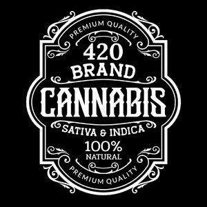 Cannabis 420 SVG Png, Cannabis Whisky Label SVG, Weed Cannabis Marihuana Geschenk für Kiffer digitaler Download Sublimation PNG & SVG Cricut Datei