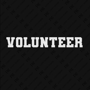 Volontario Svg Png, Lavoro di volontariato Svg, Volontario senza scopo di lucro Apprezzamento Idea regalo Download digitale Sublimazione PNG e SVG Cricut