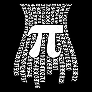 3.14 SVG, Pi Symbol, griechische Buchstabe Pi, Pi Tag Mathe Lehrer Geschenk Idee digitaler Download Sublimation PNG & SVG-Datei für Cricut