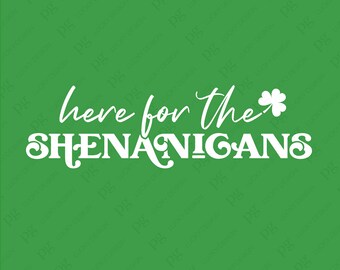 Här för upptågen Svg Png, St Patrick's Day Svg, Lucky Svg, Irländsk Svg, Digital Nedladdning Sublimeringsdesign PNG & SVG-fil för Cricut