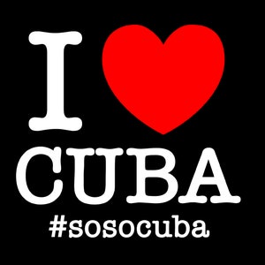 I Love Cuba Svg | Png, #soscuba Hashtag, Free Cuban Svg, Cuban Power Gifts, Digital Download DTG Sublimation Cricut File SVG & PNG