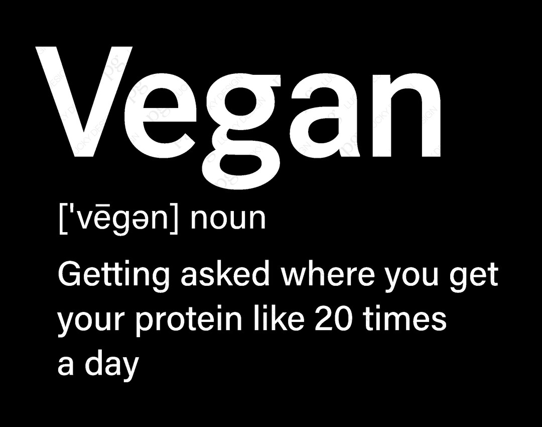 Funny Vegan Definition Svg, Vegan Af Svg, Veggies Vegetarian Lover