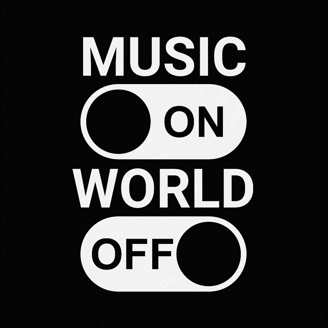 Music on World off Svg Png, Musician Svg, Music Teacher Svg, Trendy ...