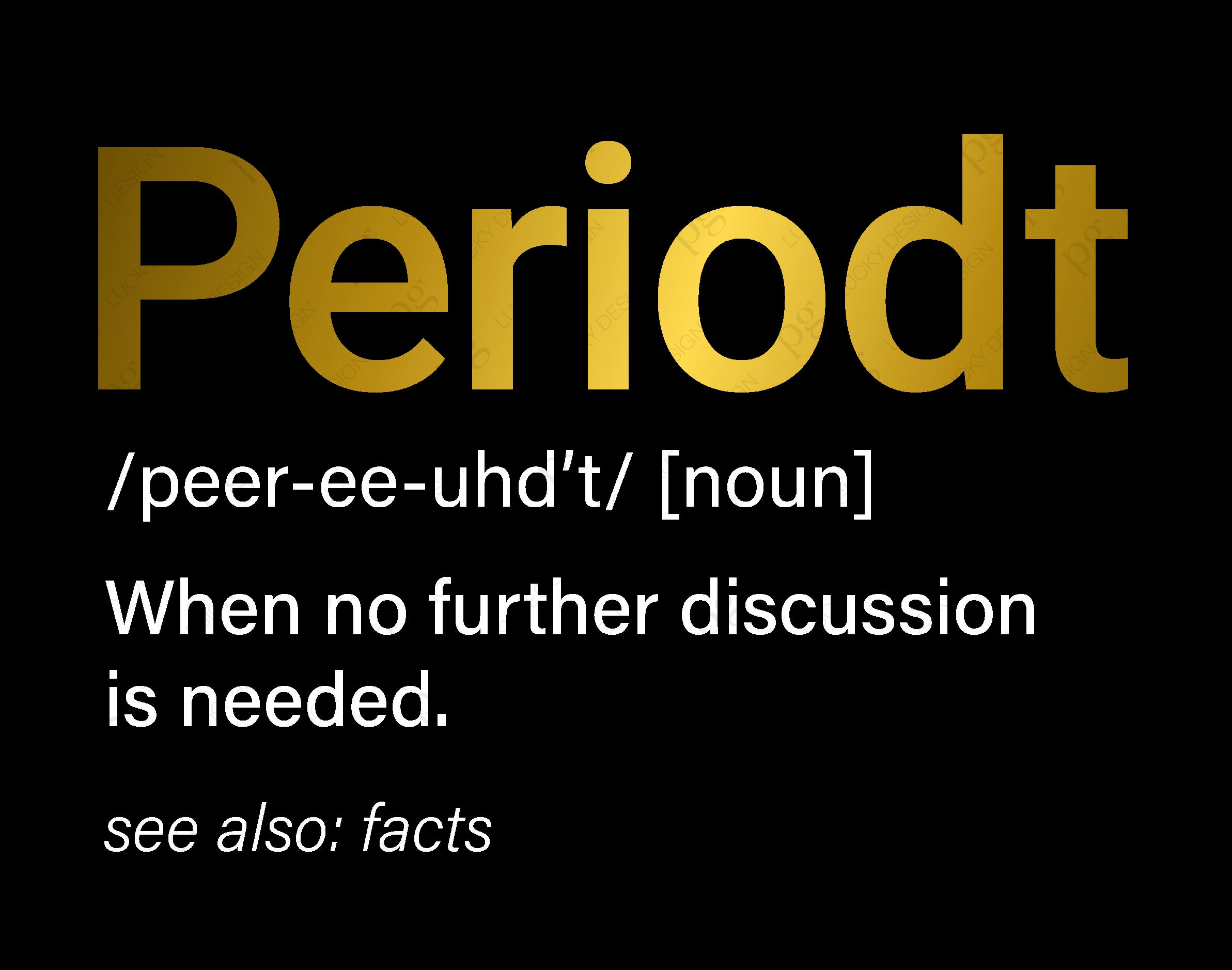 What does cheap periodt mean