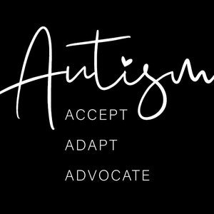 Autisme Accept Adapt Advocate Svg Png, Acceptation de l'autisme, Autisme Mom Sped Teacher Gift Digital Download Sublimation PNG & SVG File For Cricut
