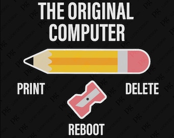 The Original Computer Svg Png, Funny Sarcastic Programmer Coder Engineer Appreciation Gift Digital Download Sublimation PNG & SVG Cricut
