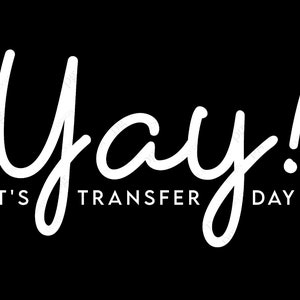 Yay It's Transfer Day Svg Png, Infertilidad Svg, IVF Transfer Day Svg, Infertility Awareness Digital Download Sublimation PNG & SVG Cricut