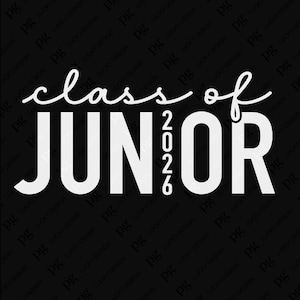 Junior 2026 svg png, Klasse von 2026 svg, Junior svg, 11.Klasse Abitur Graduierung Geschenk Digitaler Download Sublimation PNG und SVG Cricut