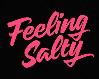 4 Colour Bundle Feeling Salty Svg Png, Summer Vibes Svg, Salty Vibes Svg, Salty Life Svg, Digital Download DTF Sublimation PNG & SVG Cricut