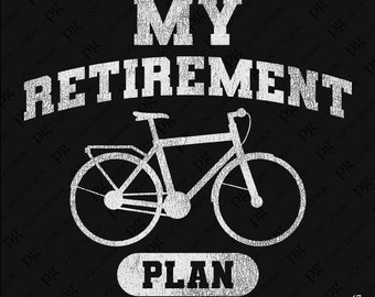 2 Design Bundle My Retirement Plan Svg Png, Retire Biker Svg, Cyclist Biking Lover Gift Idea Digital Download Sublimation PNG & SVG Cricut