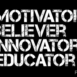 Erzieher Png, Motivator Believer Innovator Erzieher Png, Lehrer Leben Png, Lehrer Wertschätzung Geschenk Idee digitaler Download Sublimation PNG
