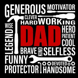 Dad Svg Png, Dad Quote Svg, Positive Inspirational Motivational Father’s Day Gift Idea Digital Download Sublimation Cricut File SVG & PNG