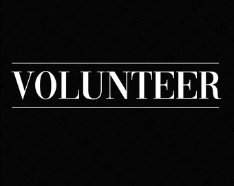 Volunteer Svg Png, Volunteering Staff Svg, Volunteer Day Svg, Volunteer Appreciation Gift, Digital Download Sublimation PNG & SVG Cricut