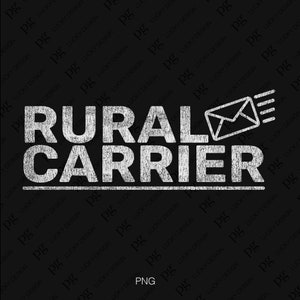 2 Design Rural Carrier Svg Png, Distressed Rural Postal Worker Png, Rural Carrier Appreciation Download digitale, sublimazione PNG e SVG Cricut