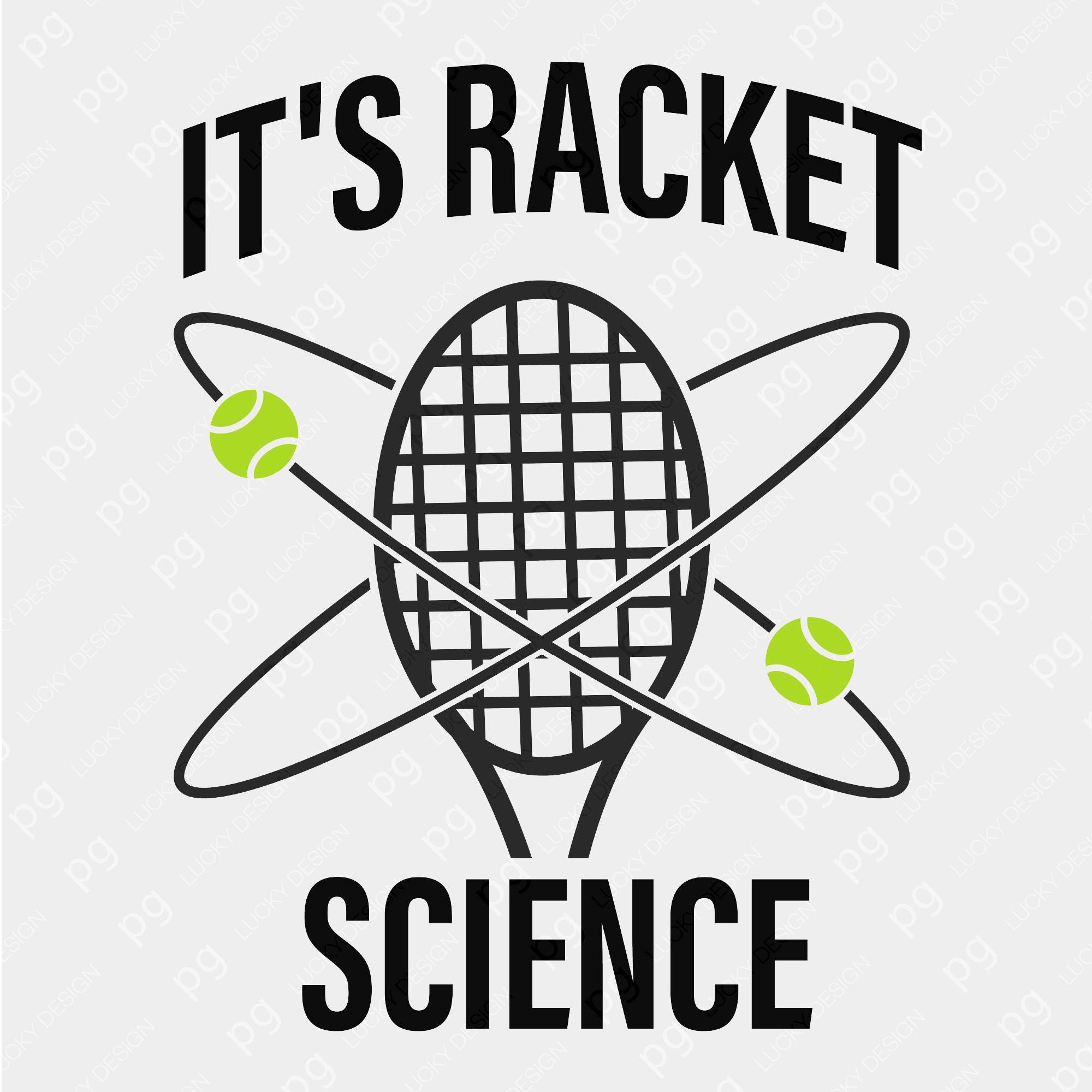 Witty Rackets It's Racket Science Svg Png, Tennis Svg, Tennis Ball Heart Svg, Funny ...