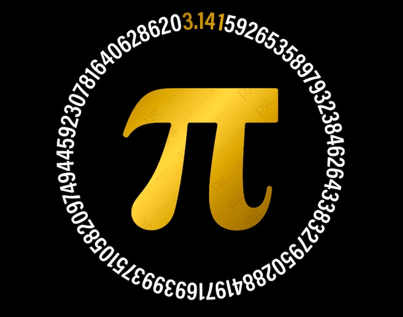 3.14 Svg Png Value of Pi Svg Pi Svg Pi Math Symbol Svg Pi Etsy
