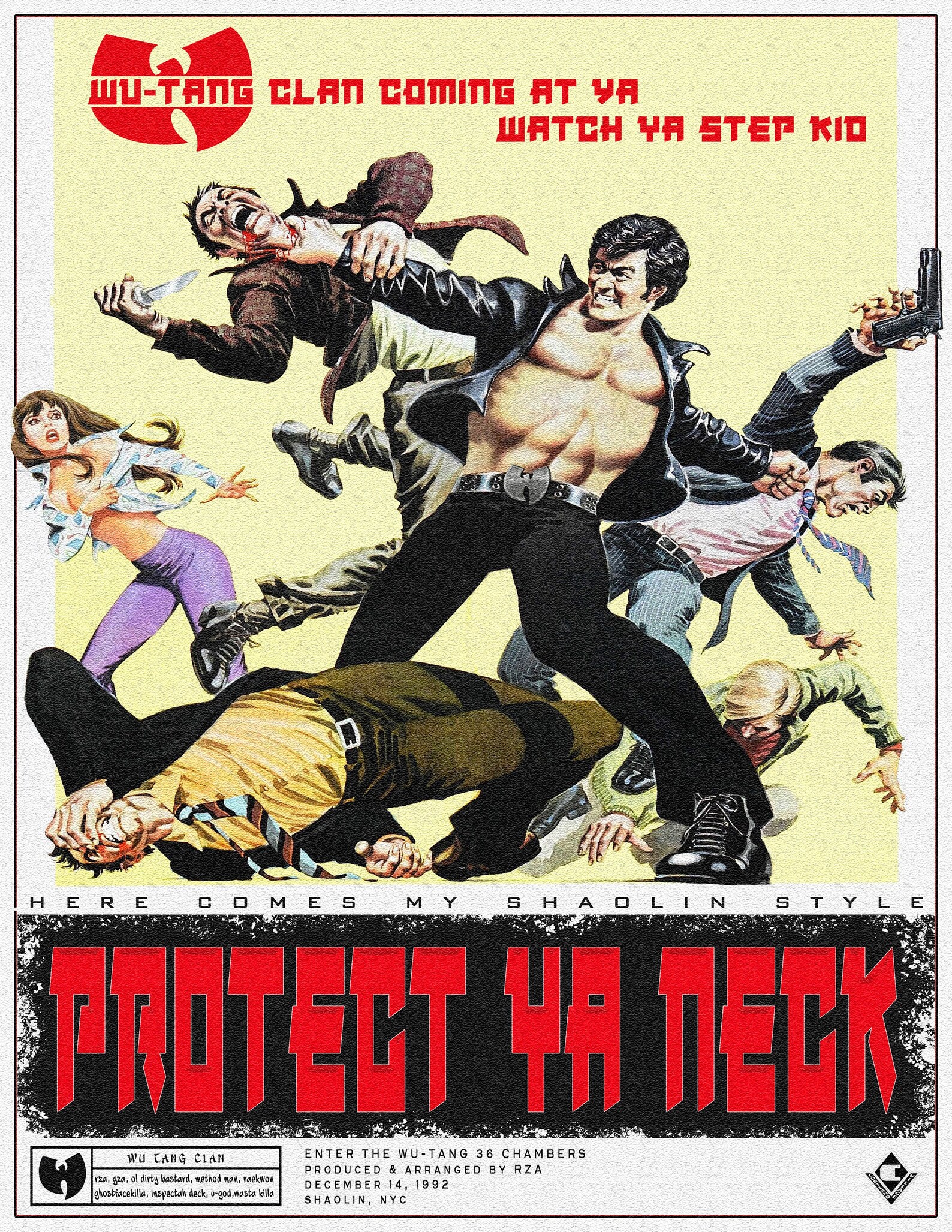 Wu Tang Clan Protect Ya Neck | Etsy