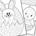 20 Printable Easter Dot Marker Coloring Pages for Kids, Easter Egg Hunt ...