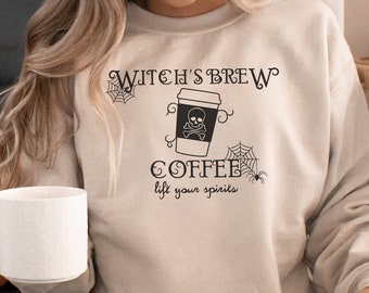 Witches Brew SVG  - Halloween Cricut Cut file design - Fall Sweatshirt or Coffee Cup Design