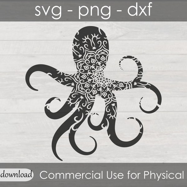 Octopus SVG - Octopus Shirt Women Digital Download - Octopus png - Octopus Sublimation Design - Octopus Cut File for Cricut