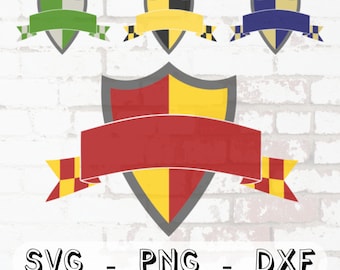 Archivo de corte cricut SVG de cresta - Mago - Escudo de estandarte medieval - apellido svg - apellido svg - Escudo cresta - Caballero svg - escudo de armas png
