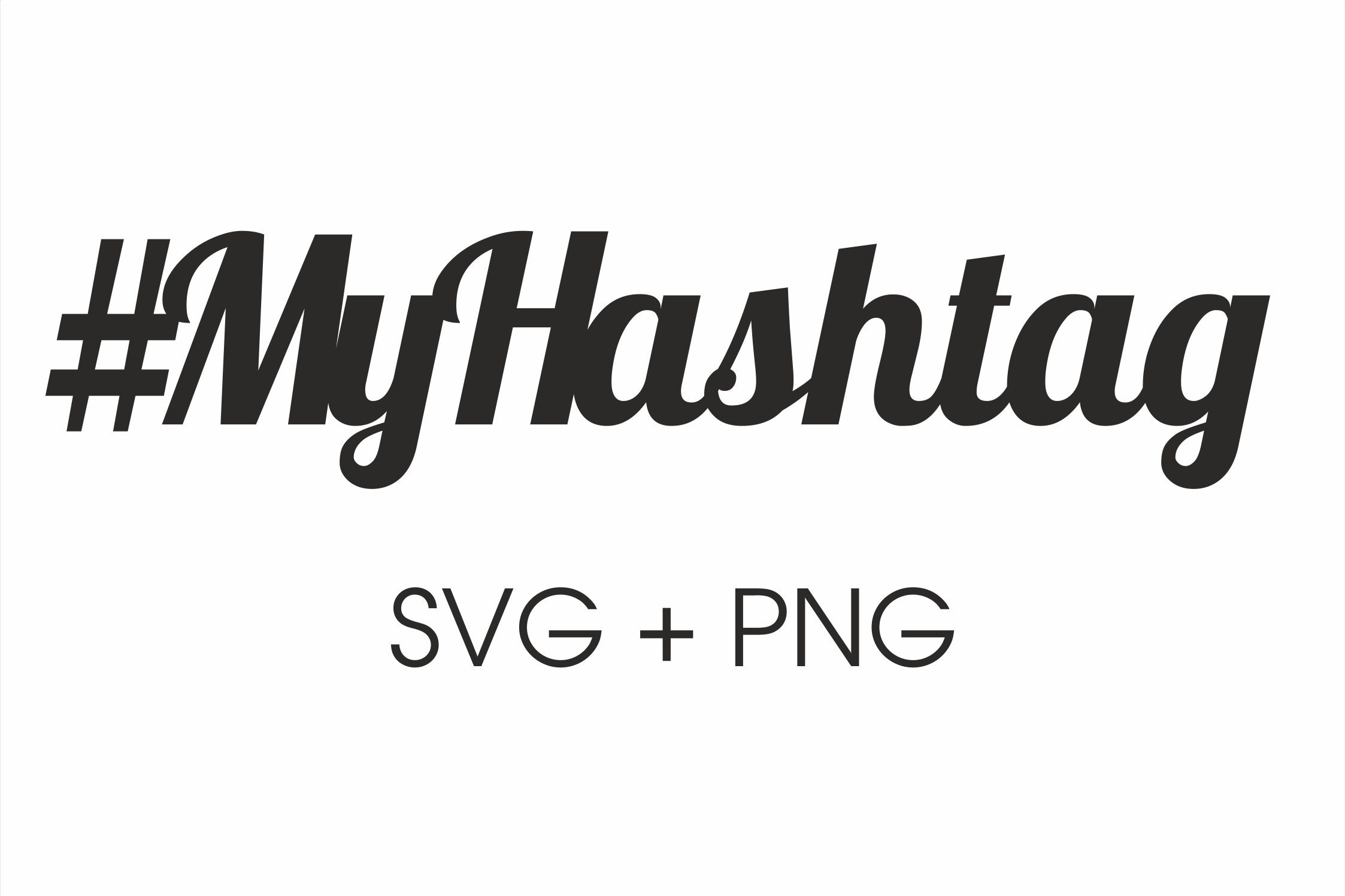 Hashtag personalizado SVG Personalizado Hashtags para tallar Etsy