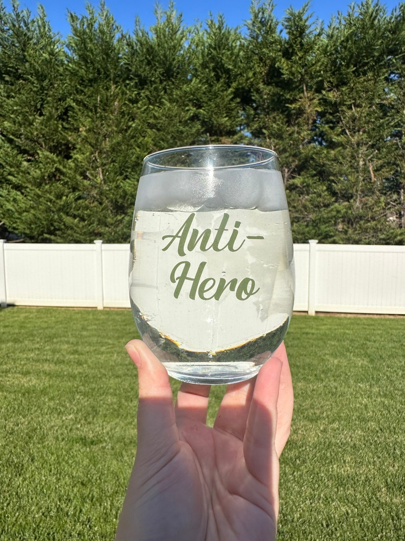 Taylor Swift Midnights Wine Glasses Color Changing Wine Etsy