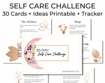 SELF-CARE PRINTABLE, Self-Care Challenge, Self Care for Women, Self Care Ideas, Self Care for Mum, 30 Day Self Care Challenge